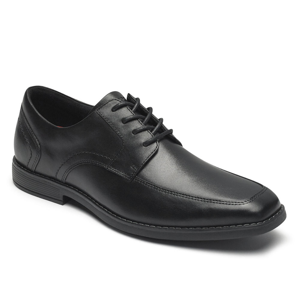 Oxfords Rockport Hombre Mexico - Slayter Apron Toe Negros - MUSNK6370